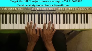 C MAJOR ADVANCED CHORD TEHNIQUES (Instructor - Caleb Fadhili)