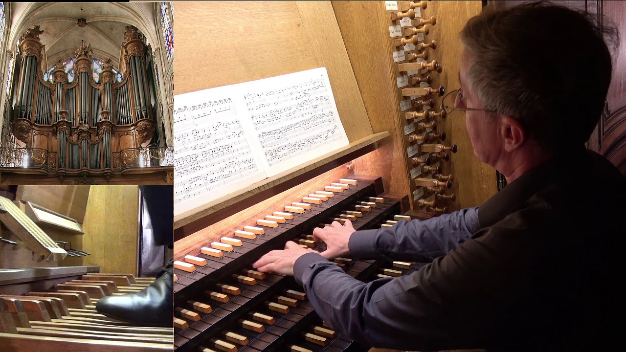 Dietrich Buxtehude Toccata BuxVW 155 Christophe Mantoux à l'orgue de Saint-Séverin, Paris