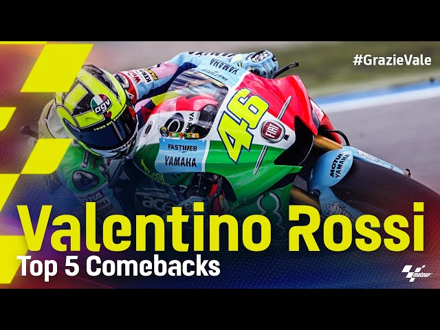 #GrazieVale: Valentino Rossi's Top 5 comebacks class=