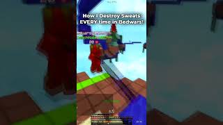 How I Beat Bedwars Sweats @LelItzPanda