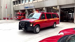 Toronto Fire P332 and spare C33 Responding
