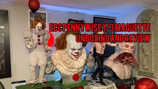 ECC (Elite Creature Collectibles) Pennywise 1/3 Maquette Unboxing and Review