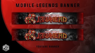 How To Make Mobile Legends Banner | Full Guide | Youtube Banner Tutorial | RG Tricks