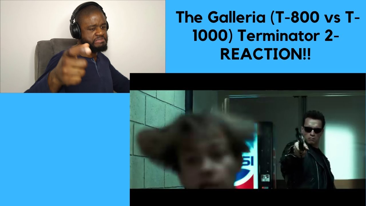 The Galleria (T-800 vs T-1000) Terminator 2-REACTION!!!!