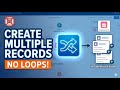Use Transform element in flow to automatically create bulk records in Salesforce