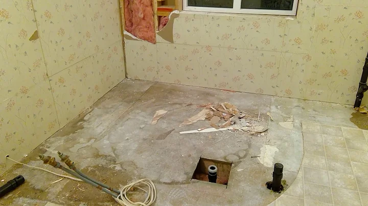 1991 manufactured home Mstr Bath remodel.