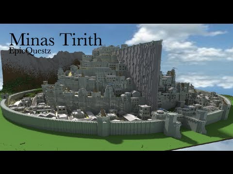 Minas Tirith full shot  Minecraft Middle Earth