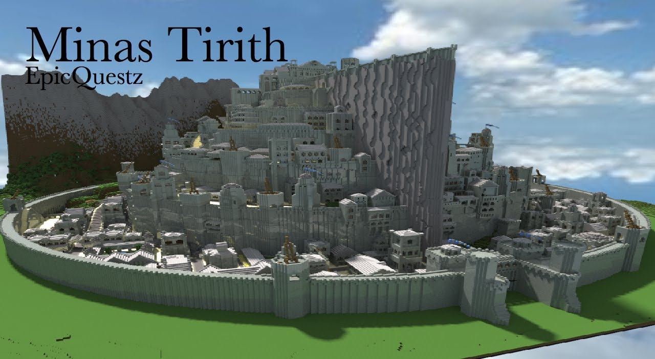 Minecraft Minas Tirith - A lord of the rings build 