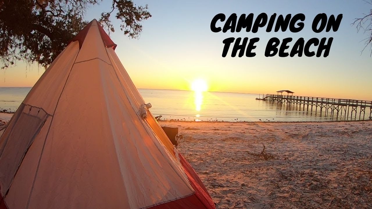 Tent Camping On The Beach in Florida Our Relaxing Weekend Together