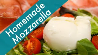 Mozzarella In Minutes - How to Make Mozzarella Cheese Quickly at Home