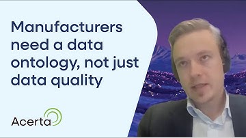 Manufacturers need a data ontology, not just data quality