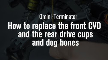 How to replace the front CVD and the rear drive cups and dog bones of the Rlaarlo Omni-Terminator