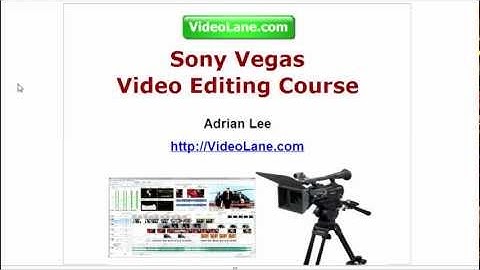 Learn Sony Vegas Pro 11 - Part 1 - Introduction