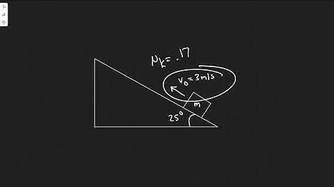 A crate is given an initial speed of 3.0 m/s up the 25.0° plane shown a) How far up the plane will i