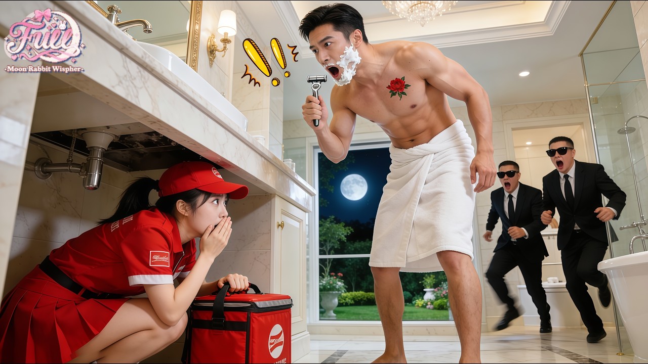 Poor Girl Hides Under Sink to Sneak a Look at CEO’s Chest Birthmark,But He Catches Her—and Love Her!