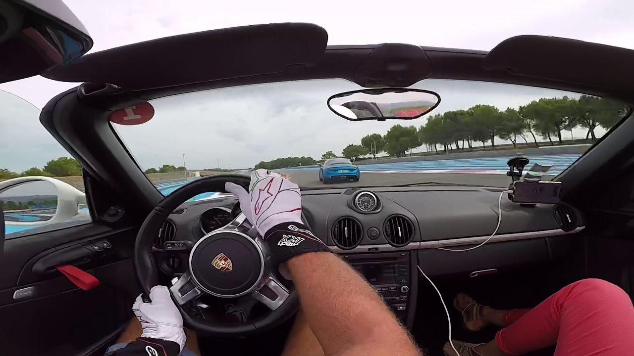 Boxster spyder 987 + cayman Gts + cayman gt4 circuit Paul Ricard