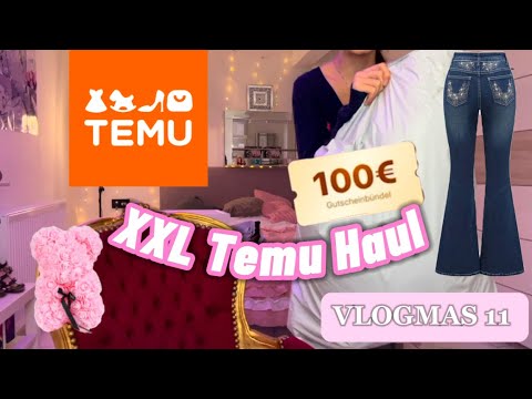 Priscilllender 2024 | VLOGMAS 11 | XXL TEMU HAUL