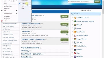 Cách thay đổi trang chủ cho trình duyệt Firefox - http://taimienphi.vn