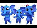 doigt famille chanson en français | éléphant doigt famille | Elephant Finger Family Song In French