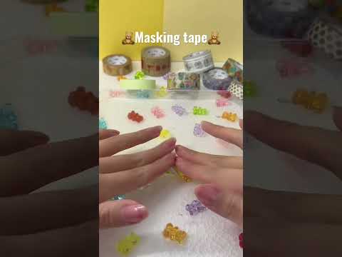 マスキングテープ音🫧 #satisfying #asmr #relaxing #shorts #マステ #眠くなる #チャンネル登録お願いします ♡