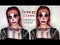 Creepy Clown Halloween Makeup Tutorial
