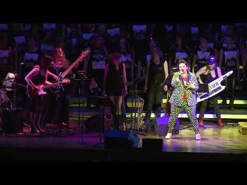 Sarah Rudinoff singing The Gits "Second Skin" with the Seattle Women's Chorus