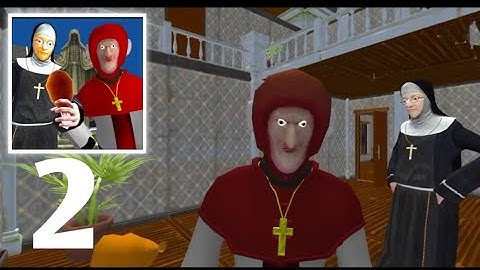 Nun and monk neighbour escape 3d part-2. #evilnun #monk #nunandmonk #walkthroughgamesnew #gameplays.