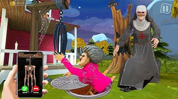 Dark Riddle 6 Mod MENU ( All Skin ) Story Mode Update New Chapter 5 Christmas : Part 56