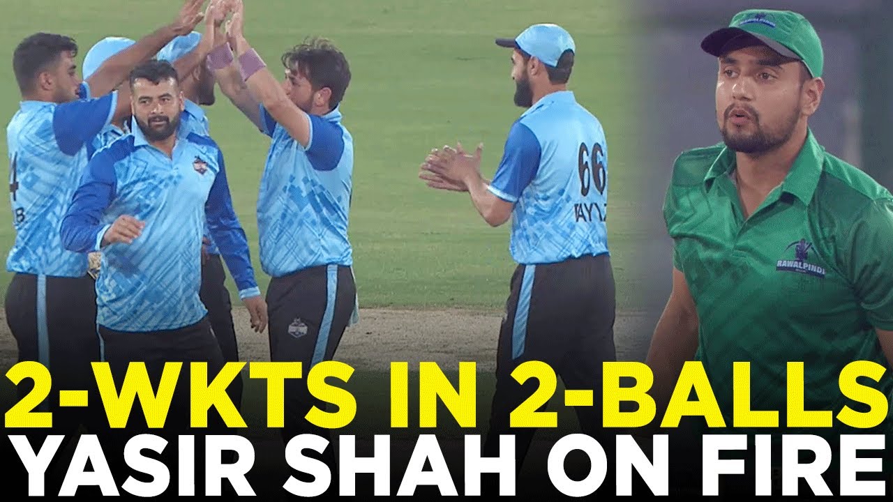 2️⃣Wickets in 2️⃣ Balls Yasir is on Fire Rawalpindi vs Abbottabad
