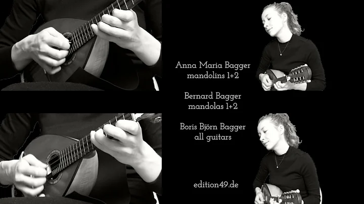 Pachelbel Canon Maroon 5 Memories instrumental Anna Maria Boris Bernard Bagger Mandolin Cover