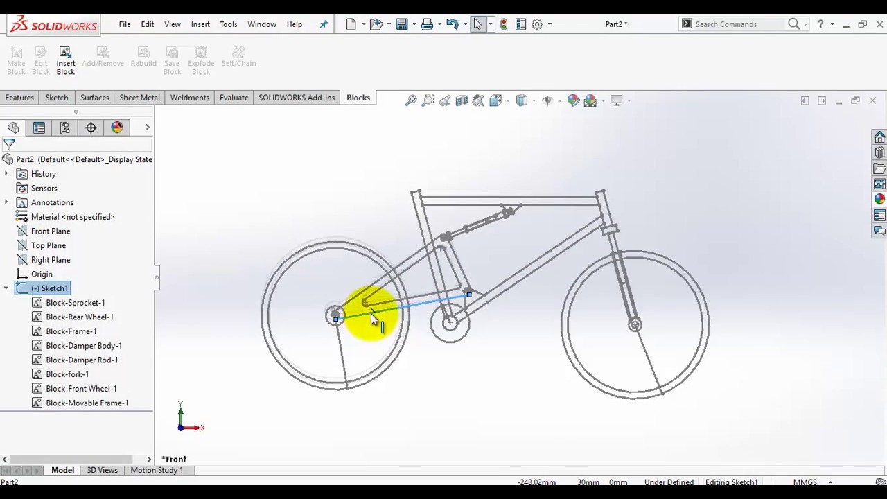 Solidworks 2d Dynamics And Animation Introduction Youtube