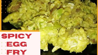 2 minutes స్పైసి ఎగ్ ఫ్రై Spicy Egg Fry  Easy n Simple