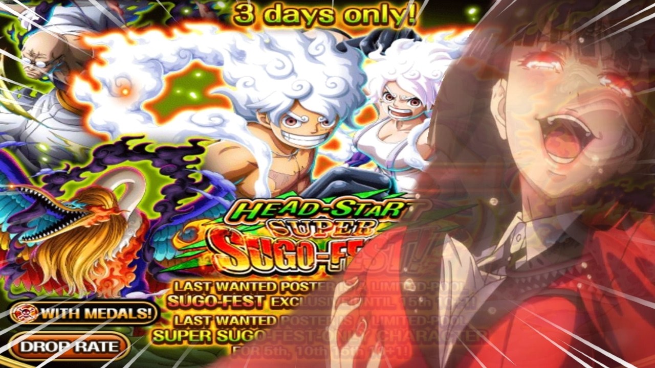 THIS BANNER TOOK MY F2P V-CARD!! Head-Start Sugo Fest Summons! (ONE PIECE Treasure Cruise)