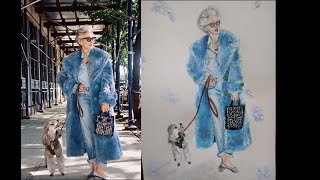 My Illustration of LINDA RODIN and some random facts about her