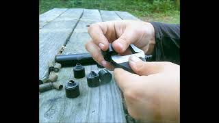 Cleaning the SilencerCo warlock 2 with a wrench...