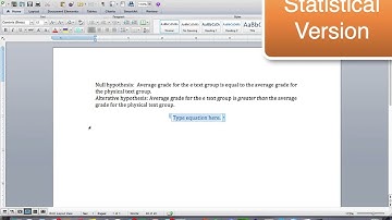 SPSS hypothesis statements