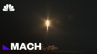 SpaceX Successfully Launches Crew Dragon On First Test Flight | Mach | NBC News