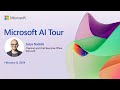 Microsoft ai tour keynote session by satya nadella  february 8 2024