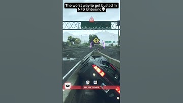 The Worst Way to Get Busted in NFS Unbound💀 #shorts #nfsunbound #fypgaming #nfs