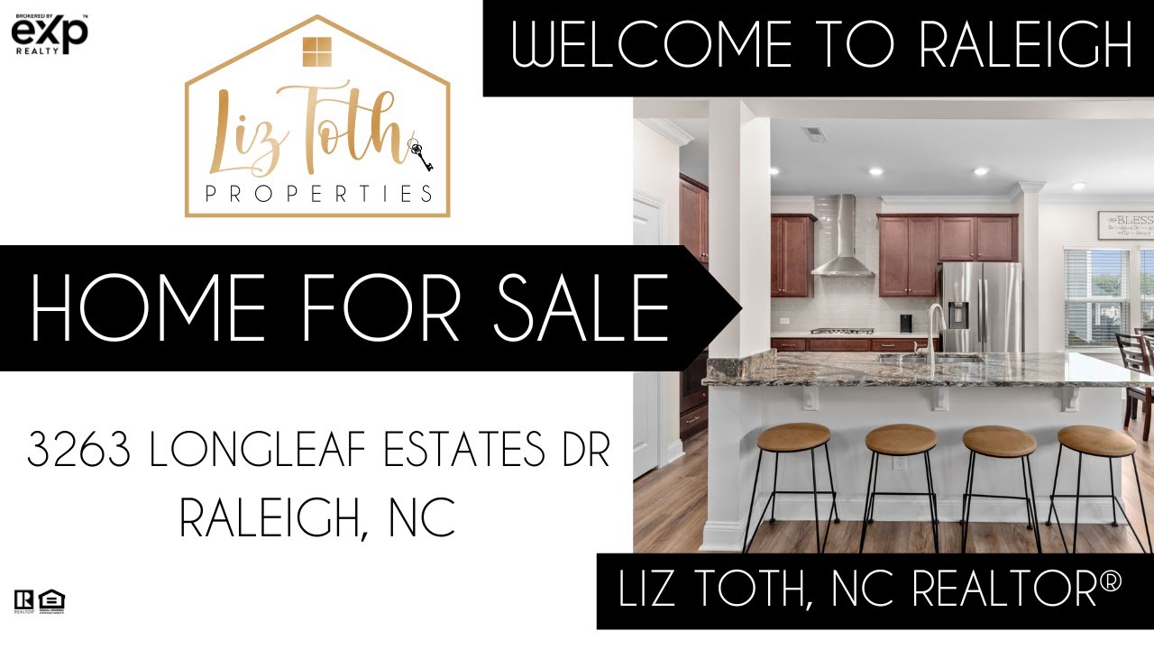 HOME FOR SALE 3263 Longleaf Estates Drive, Raleigh, North Carolina