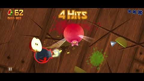 Fruit Ninja: Gameplay walkthrough Part 1 Slicing Fruit! (iOS, Android)
