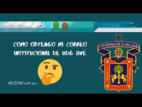 CÓMO SACAR MI CORREO INSTITUCIONAL DE UDG live ??