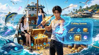 Surviving At Sea, He Awakens A Fishing System—A Simple Rod Catches Wonders And Rules The Ocean!