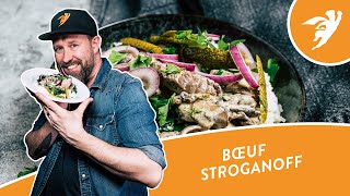 Bœuf Stroganoff | Beef Stroganoff | Filetspitzen in Sahnesoße