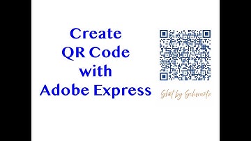 How to Create a QR Code with Adobe  Express #createqrcode