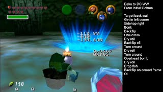 Deku Tree to Dodongo's Cavern Wrong Warp as Child (no reload)