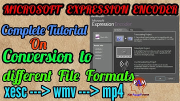 Microsoft Expression Encoder 4 Tutorial | Top Free Screen Recorder For PC | Convert any video to mp4