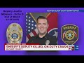 Blount County deputy killed in car crash