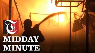 Fire Breaks Out At Store In Oman