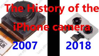 The History of the iPhone camera